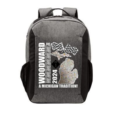 2024 Woodward Ave A Michigan Tradition Map Vector Backpack