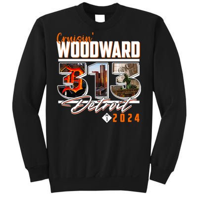 2024 Woodward Ave 313 Cruising Detroit Sweatshirt