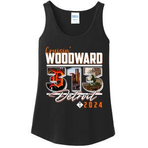 2024 Woodward Ave 313 Cruising Detroit Ladies Essential Tank