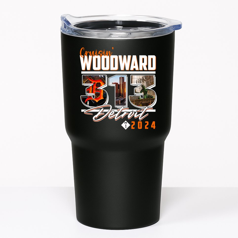 2024 Woodward Ave 313 Cruising Detroit Tumbler