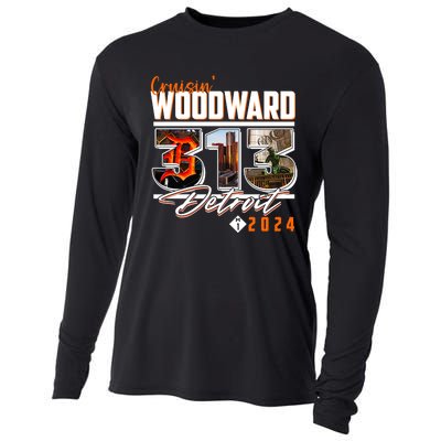 2024 Woodward Ave 313 Cruising Detroit Cooling Performance Long Sleeve Crew