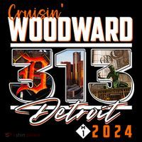 2024 Woodward Ave 313 Cruising Detroit Premium T-Shirt