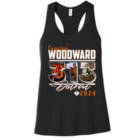 2024 Woodward Ave 313 Cruising Detroit Women's Racerback Tank