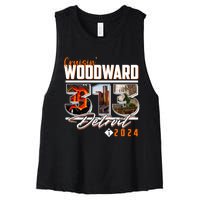 2024 Woodward Ave 313 Cruising Detroit Women's Racerback Cropped Tank