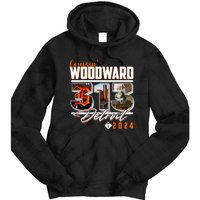 2024 Woodward Ave 313 Cruising Detroit Tie Dye Hoodie