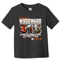 2024 Woodward Ave 313 Cruising Detroit Toddler T-Shirt