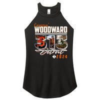 2024 Woodward Ave 313 Cruising Detroit Women’s Perfect Tri Rocker Tank