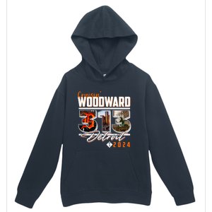 2024 Woodward Ave 313 Cruising Detroit Urban Pullover Hoodie