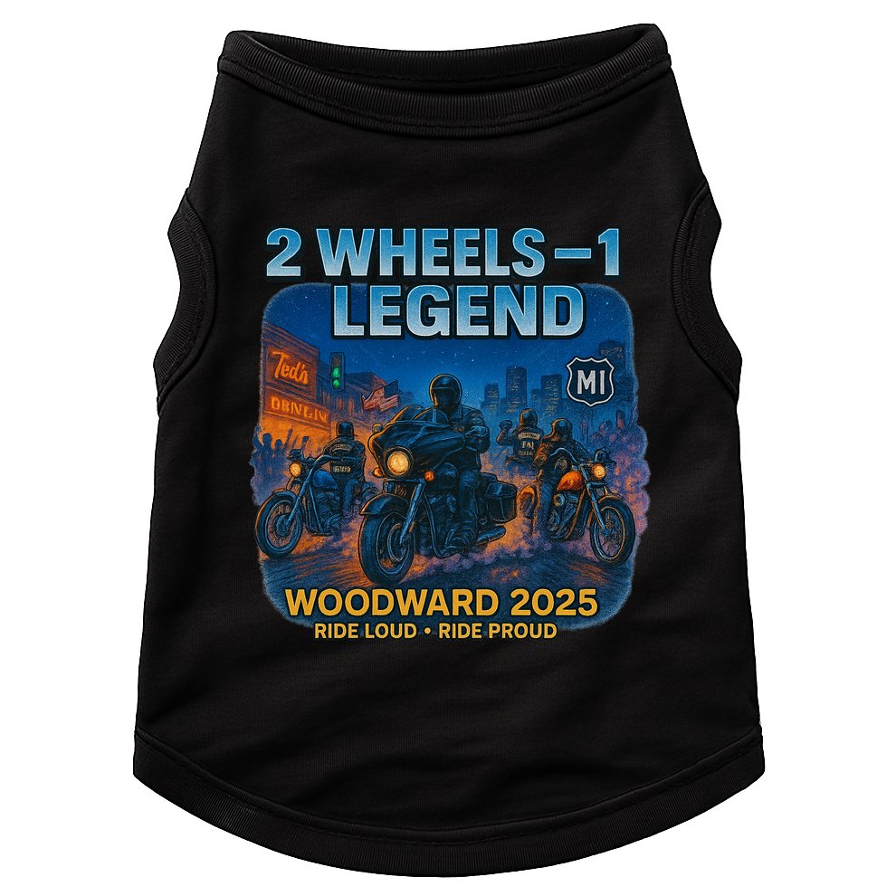 2025 Woodward Biker Legend 2 Wheels  Doggie Tank