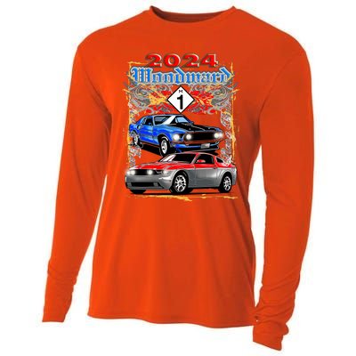 2024 Woodward Cruise Muscle Cars Cooling Performance Long Sleeve Crew