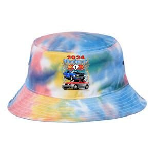 2024 Woodward Cruise Muscle Cars Tie Dye Newport Bucket Hat