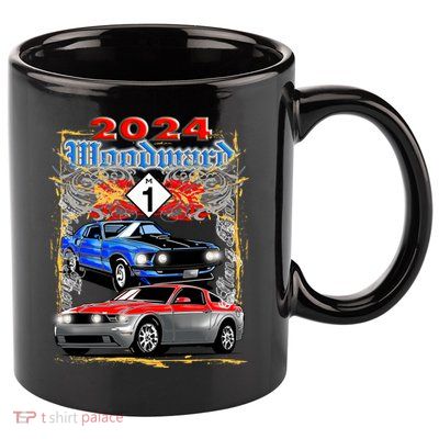 2024 Woodward Cruise Muscle Cars 11oz C Handle Ceramic Mug