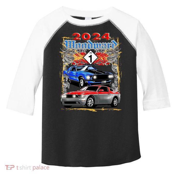 2024 Woodward Cruise Muscle Cars Toddler Fine Jersey T-Shirt