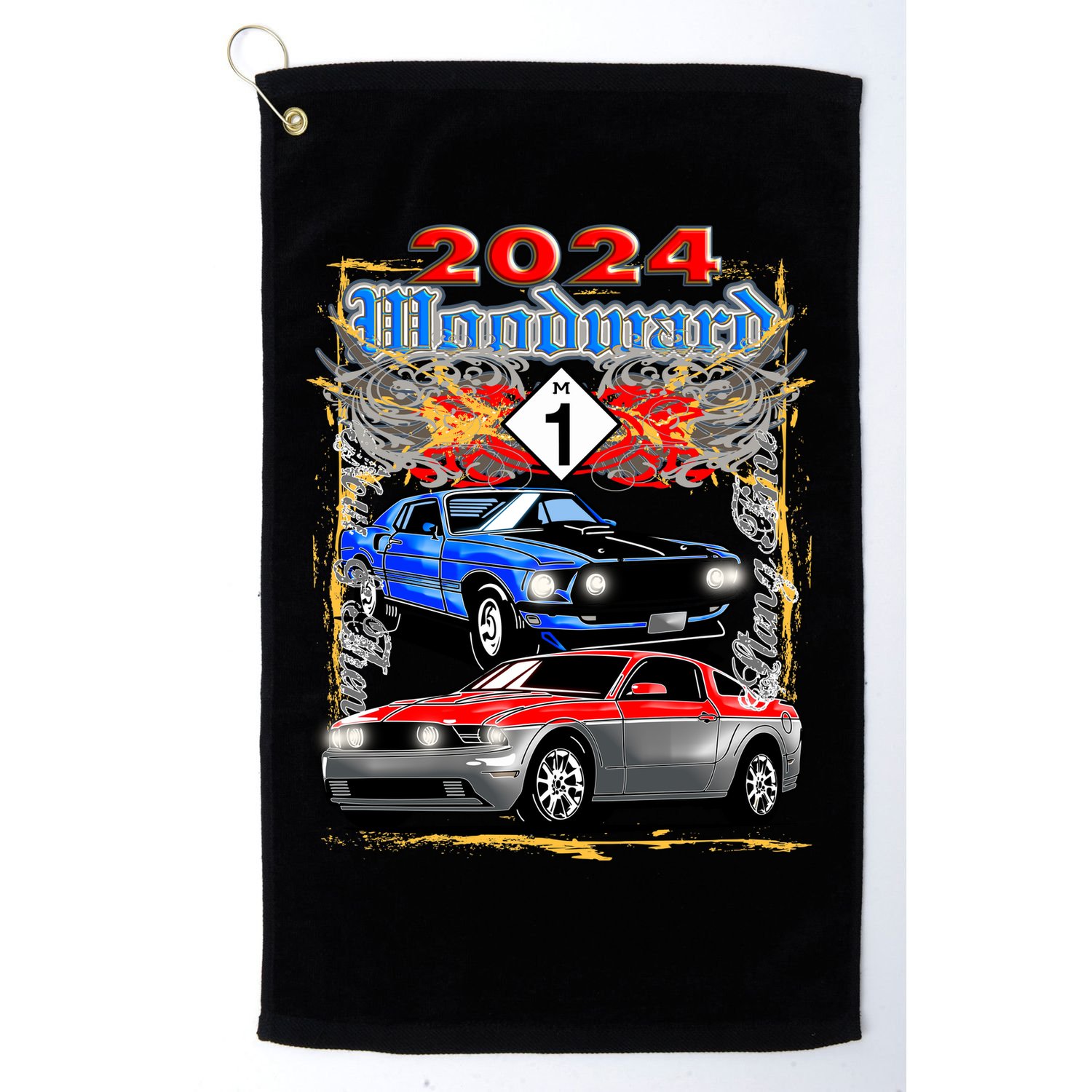 2024 Woodward Cruise Muscle Cars Golf Towel