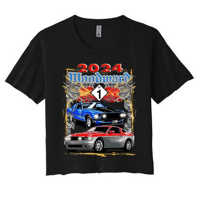 2024 Woodward Cruise Muscle Cars Crop Top