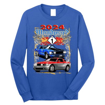 2024 Woodward Cruise Muscle Cars Long Sleeve Shirt