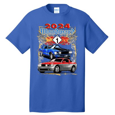 2024 Woodward Cruise Muscle Cars Tall T-Shirt