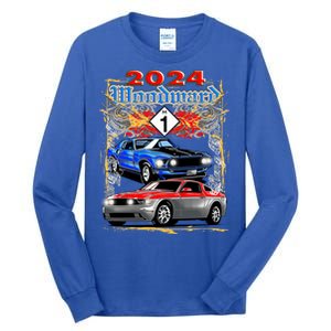 2024 Woodward Cruise Muscle Cars Tall Long Sleeve T-Shirt