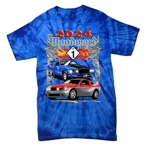 2024 Woodward Cruise Muscle Cars Tie-Dye T-Shirt