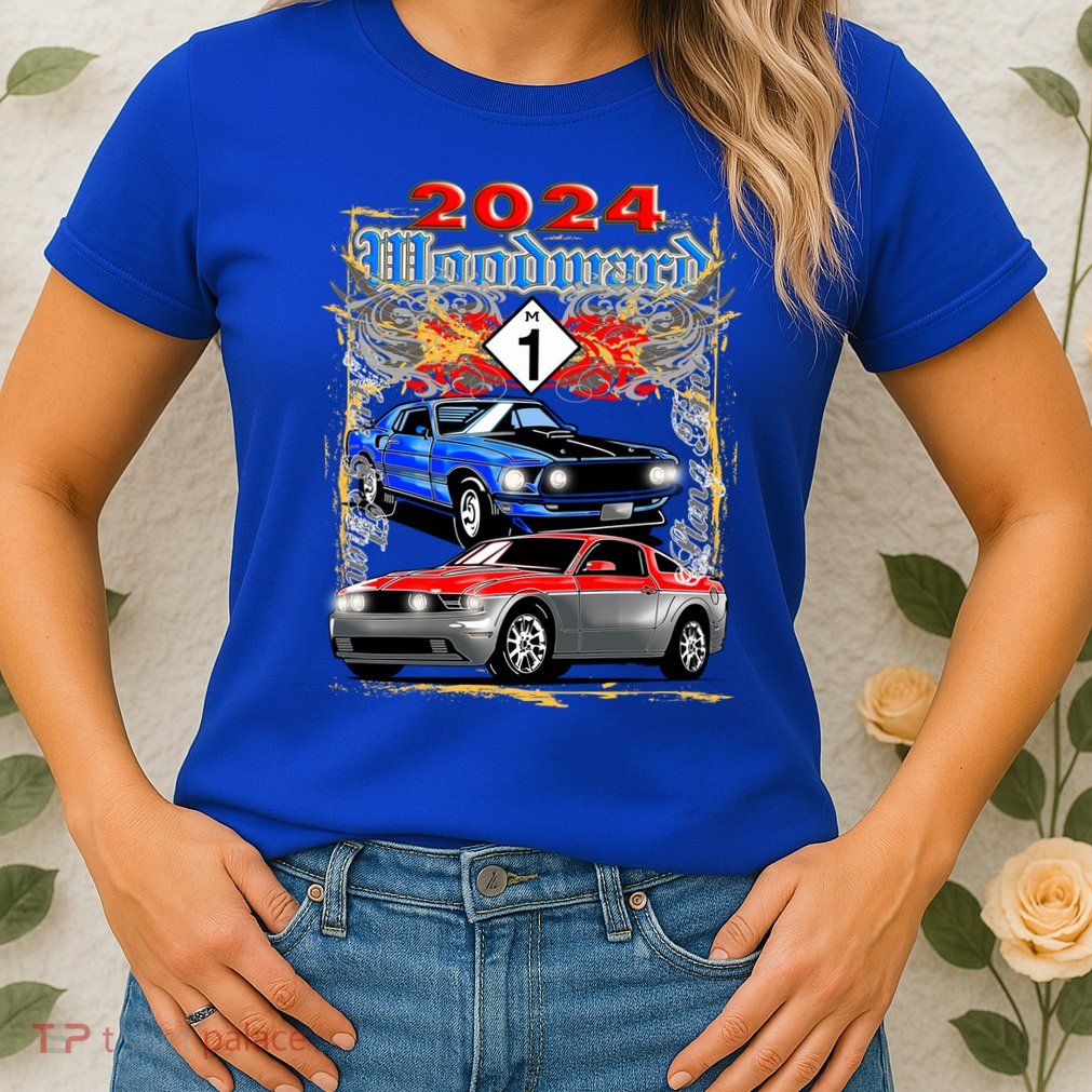 2024 Woodward Cruise Muscle Cars Womens T-Shirt