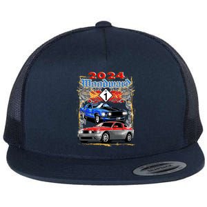 2024 Woodward Cruise Muscle Cars Flat Bill Trucker Hat