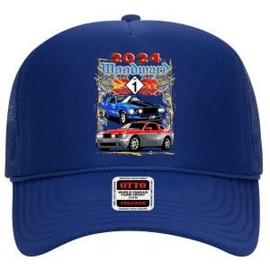 2024 Woodward Cruise Muscle Cars High Crown Mesh Back Trucker Hat