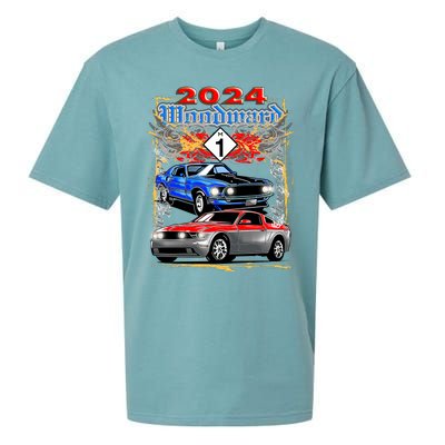 2024 Woodward Cruise Muscle Cars Sueded Cloud Jersey T-Shirt