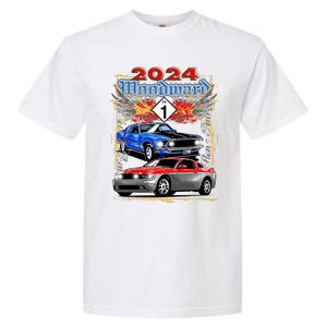 2024 Woodward Cruise Muscle Cars Garment-Dyed Heavyweight T-Shirt