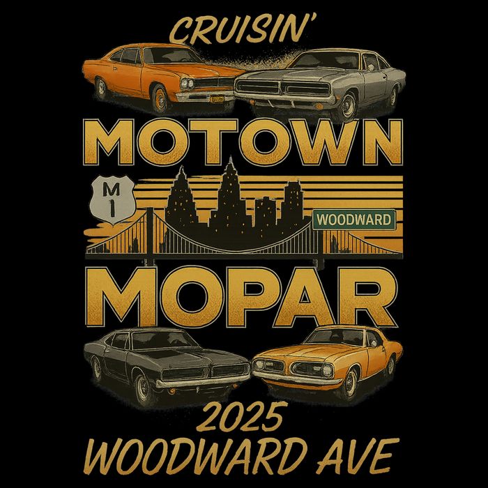 2025 WoodWard Motown Mopar Cruisin 2025 16 in Basic Backpack