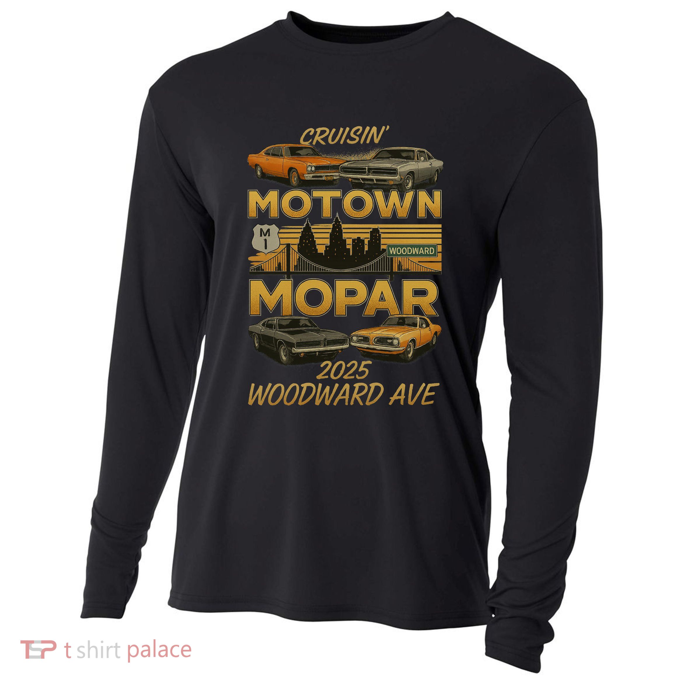 2025 WoodWard Motown Mopar Cruisin 2025 Cooling Performance Long Sleeve Crew