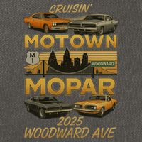 2025 WoodWard Motown Mopar Cruisin 2025 Cotton Canvas Backpack