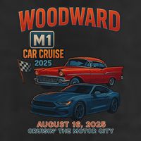 2025 Woodward M1 Cruise  11oz C Handle Ceramic Mug