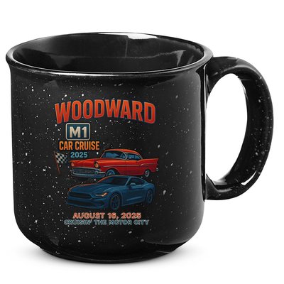 2025 Woodward M1 Cruise  15oz Campfire Ceramic Mug