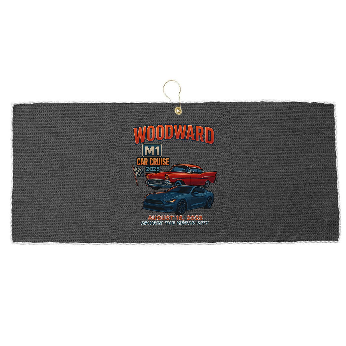 2025 Woodward M1 Cruise  Large Microfiber Waffle Golf Towel