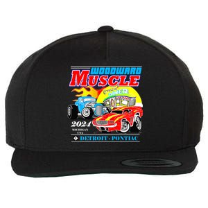 2024 Woodward Muscle Car Event Wool Snapback Cap