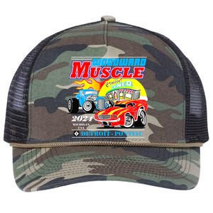 2024 Woodward Muscle Car Event Retro Rope Trucker Hat Cap