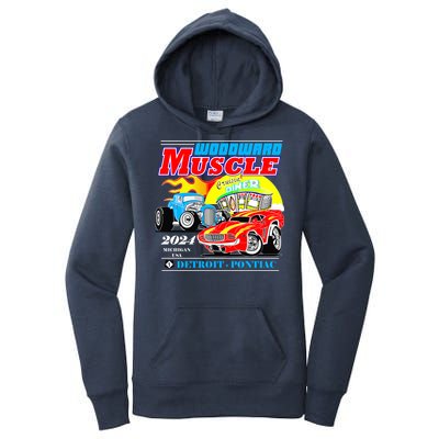 2024 Woodward Muscle Car Event Women's Pullover Hoodie