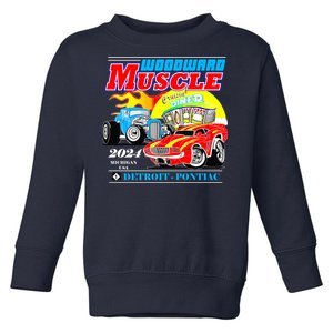 2024 Woodward Muscle Car Event Toddler Sweatshirt