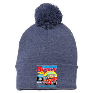 2024 Woodward Muscle Car Event Pom Pom 12in Knit Beanie