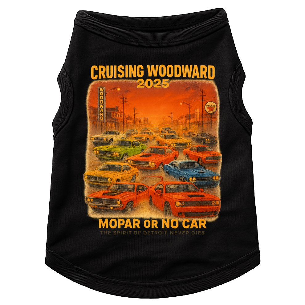 2025 Woodward Mopar Or No Car Doggie Tank