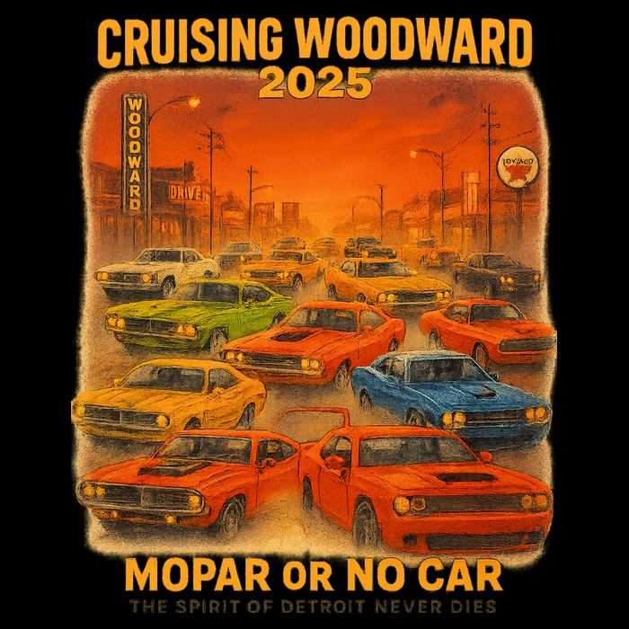 2025 Woodward Mopar Or No Car 16 in Basic Backpack