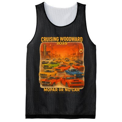2025 Woodward Mopar Or No Car Mesh Reversible Basketball Jersey Tank