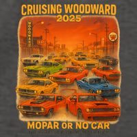 2025 Woodward Mopar Or No Car Vector Backpack