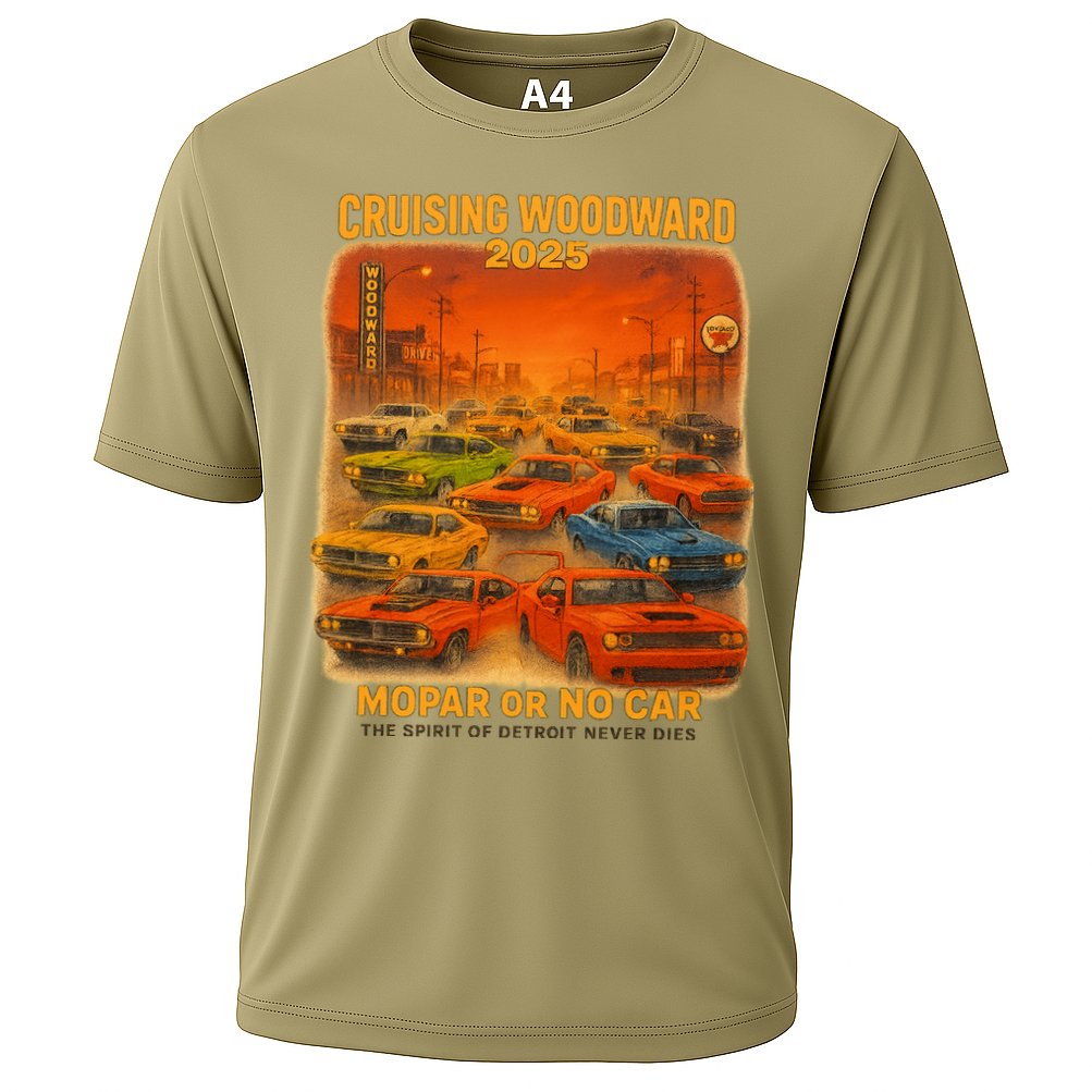 2025 Woodward Mopar Or No Car Cooling Performance Crew T-Shirt