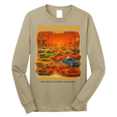 2025 Woodward Mopar Or No Car Long Sleeve Shirt