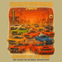 2025 Woodward Mopar Or No Car Long Sleeve Shirt