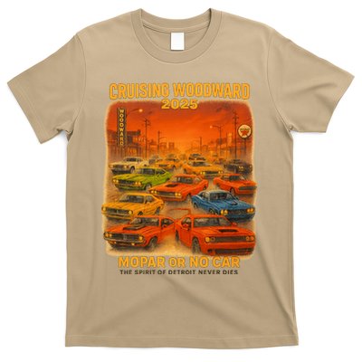 2025 Woodward Mopar Or No Car T-Shirt