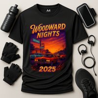 2025 Woodward Nights Cooling Performance Crew T-Shirt