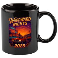 2025 Woodward Nights 11oz C Handle Ceramic Mug