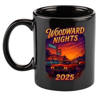 2025 Woodward Nights 11oz C Handle Ceramic Mug